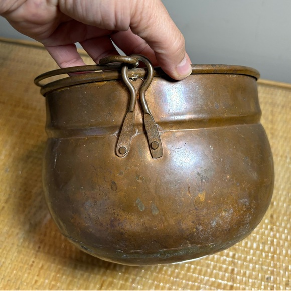 Vintage copper pot/pail with handle in great condition - Picture 4 of 9